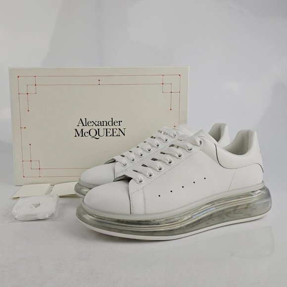 Alexander McQueen Oversized White Air Sole Men's Sneakers New - Picture 2 of 5